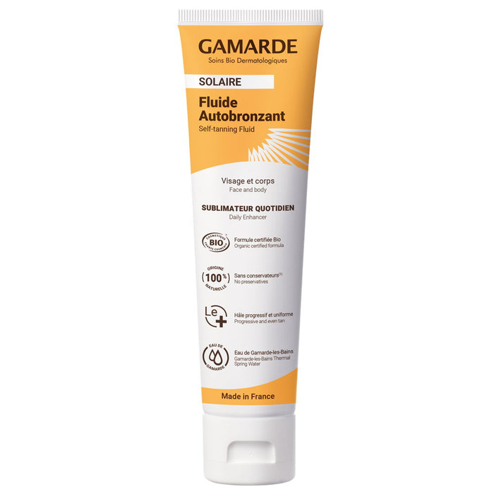 Fluid autobronzant Gamarde Bio, pentru față și corp, 100 ml