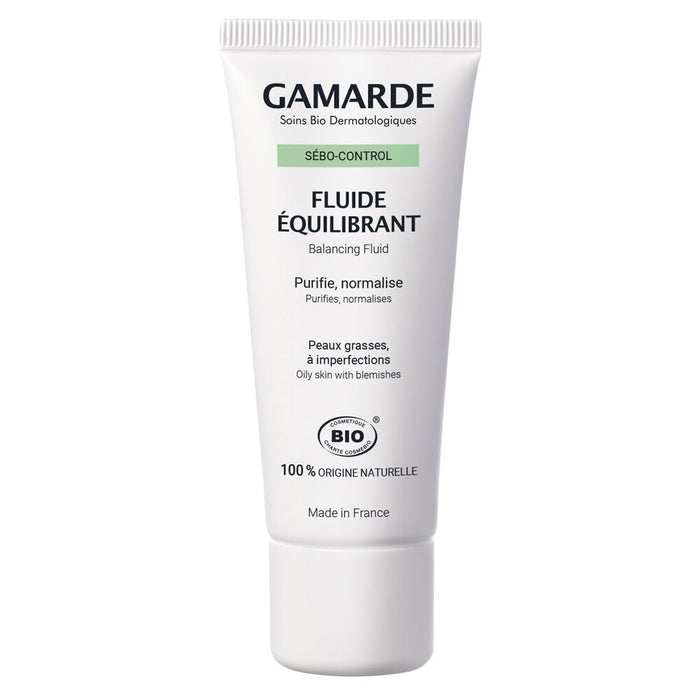Fluid facial Gamarde Equilibrant, matifiant, pentru ten gras cu imperfecțiuni, 40 ml