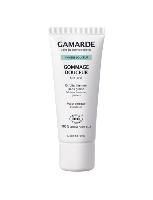 Scrub exfoliant Gamarde Hygiene Bio, pentru piele delicată, fără granule, 40 ml