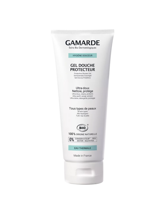 Gel de duș Gamarde Hygiene Douceur, protector, pentru toate tipurile de piele, 200 ml