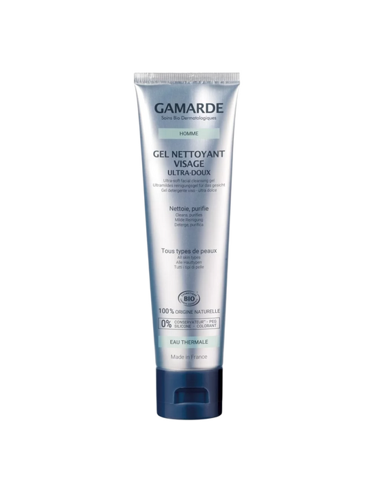 Gel de curățare Gamarde Men, pentru față, ultra-delicat, pentru toate tipurile de piele, 100 ml