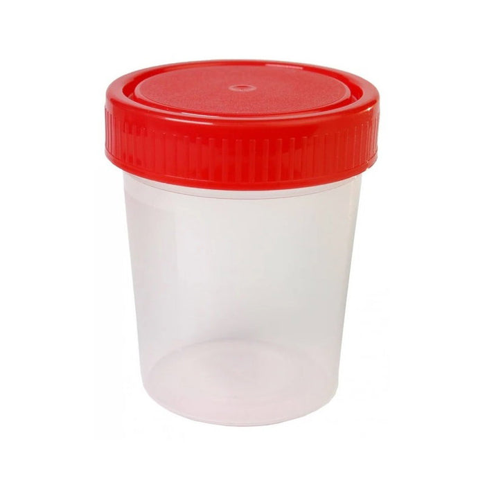 Pahar pentru probă de urină Geomed, cu capac, 120 ml
