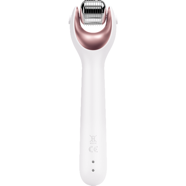 Rolă de masaj facial Geske MicroNeedle 9 In 1, cu efect de reîntinerire, tester