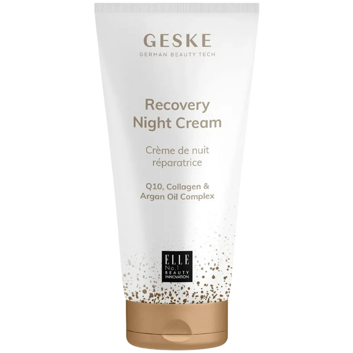 Cremă de noapte Geske Recovery, regeneratoare, cu Q10, colagen și complex de ulei de argan, 100 ml, tester