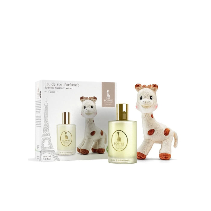 Set apă parfumată Sophie la Girafe Paris, pentru fete, 100 ml + jucărie de pluș