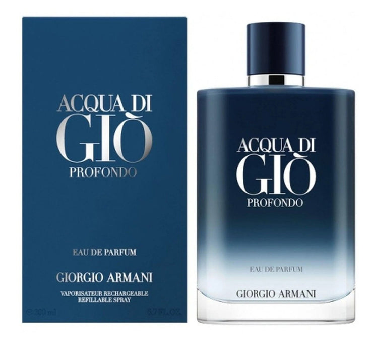Apă de parfum Giorgio Armani Acqua di Gio Profondo, pentru bărbați, 200 ml