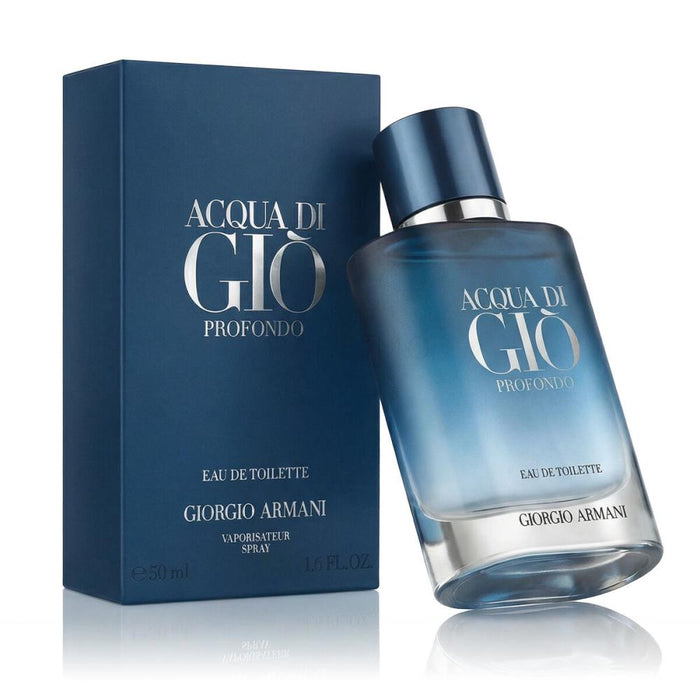 Apă de toaletă Giorgio Armani Acqua di Gio Profondo, pentru bărbați, 50 ml