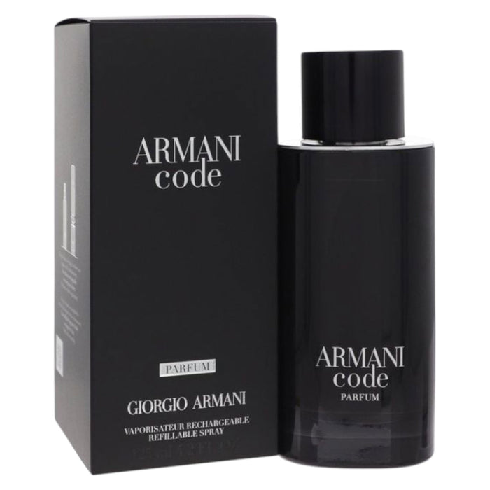 Apă de parfum Giorgio Armani Code, reîncărcabilă, pentru bărbați, 125 ml