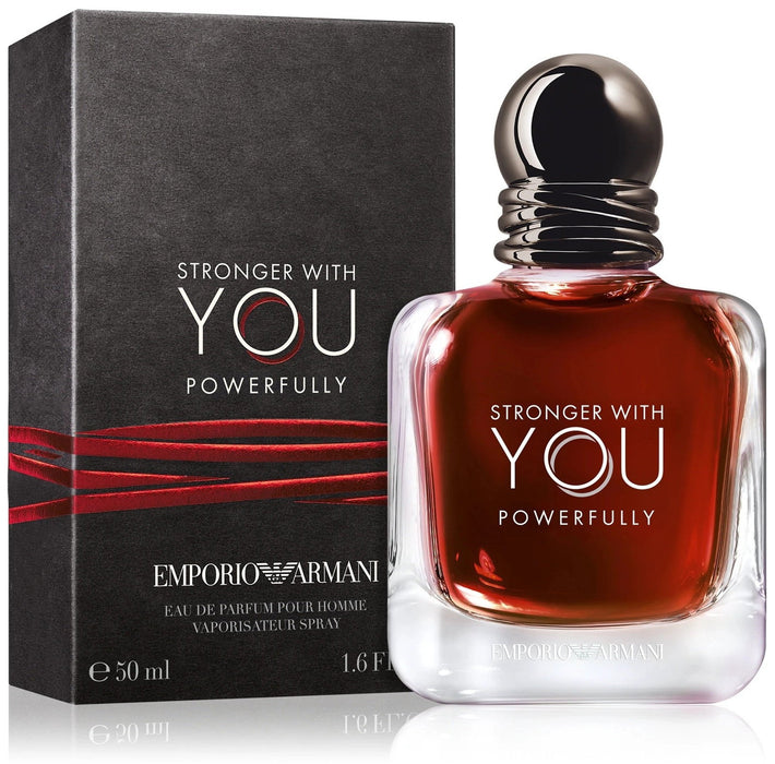 Apă de parfum Giorgio Armani Stronger With You Powerfully, pentru bărbați, 50 ml