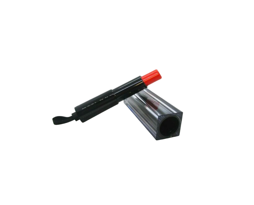 Ruj cremos Givenchy Rouge Interdit Vinyl, finisaj satinat, nuanța 08 Magnet portocaliu, 3,3 g, tester