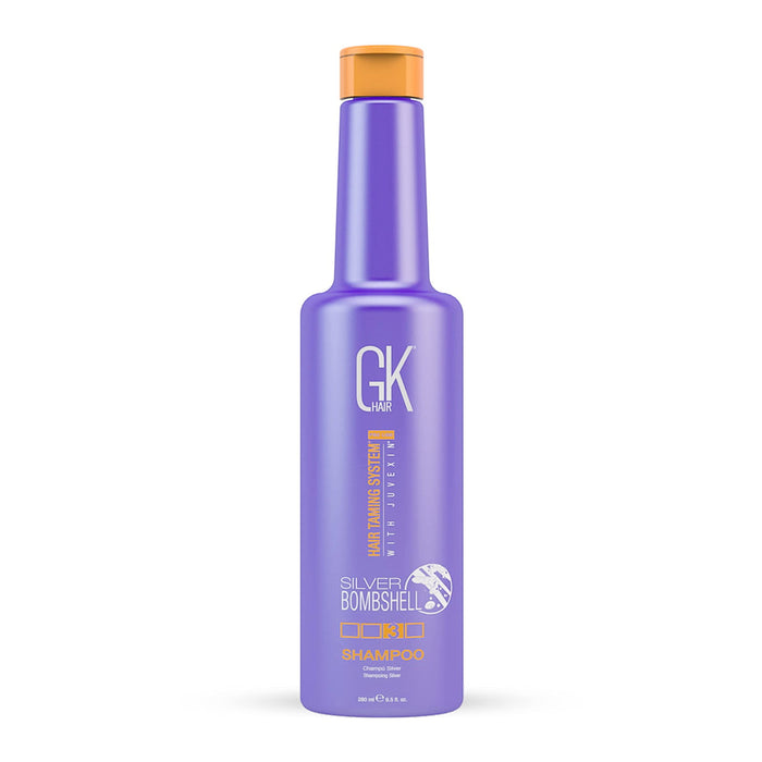 Șampon Global Keratin Silver Bombshell, pentru neutralizarea tonurilor galbene, 280 ml