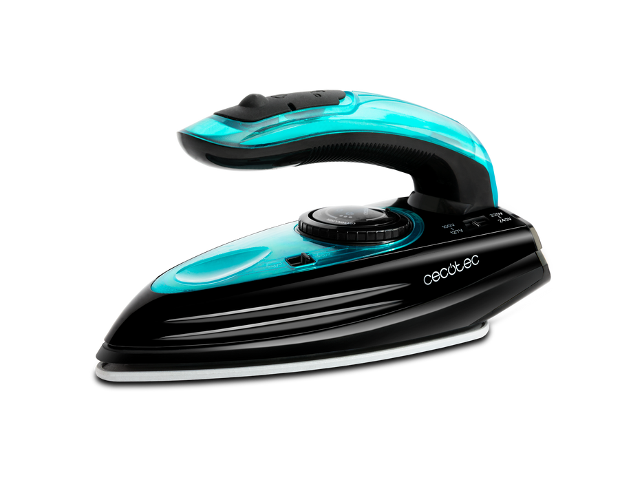 Fier de călcat de voiaj Cecotec GoForce 8000 Folding Titanium, 1200 W, abur continuu 15 g/min, talpă TitaniumSlide