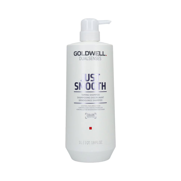 Șampon Goldwell Dualsenses Just Smooth, pentru disciplinarea părului, 1000 ml