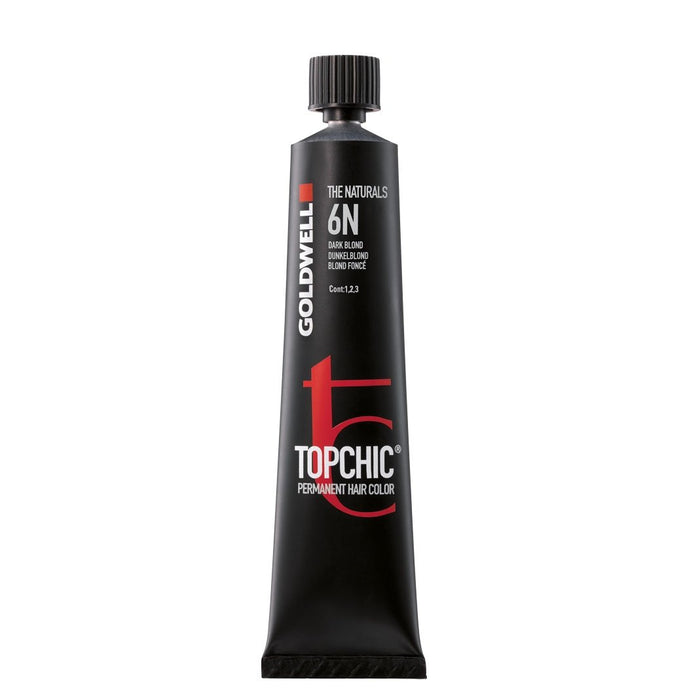 Vopsea permanentă de păr Goldwell TopChic, nuanța 10A Pastel Ash Blonde, 60 ml