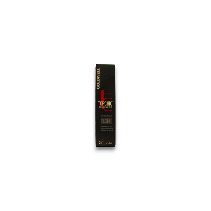Vopsea permanentă de păr Goldwell TopChic, nuanța 11SN, 60 ml