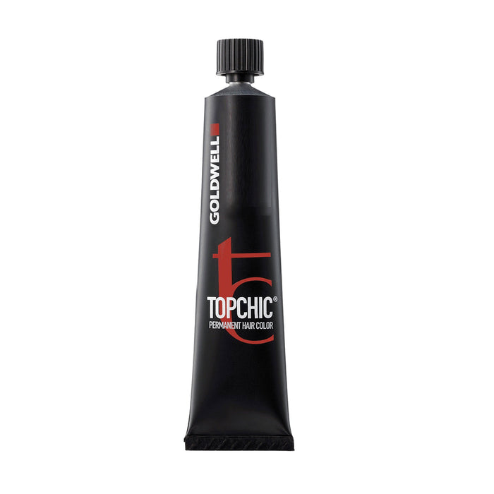 Vopsea permanentă de păr Goldwell TopChic, nuanța 7RB, 60 ml