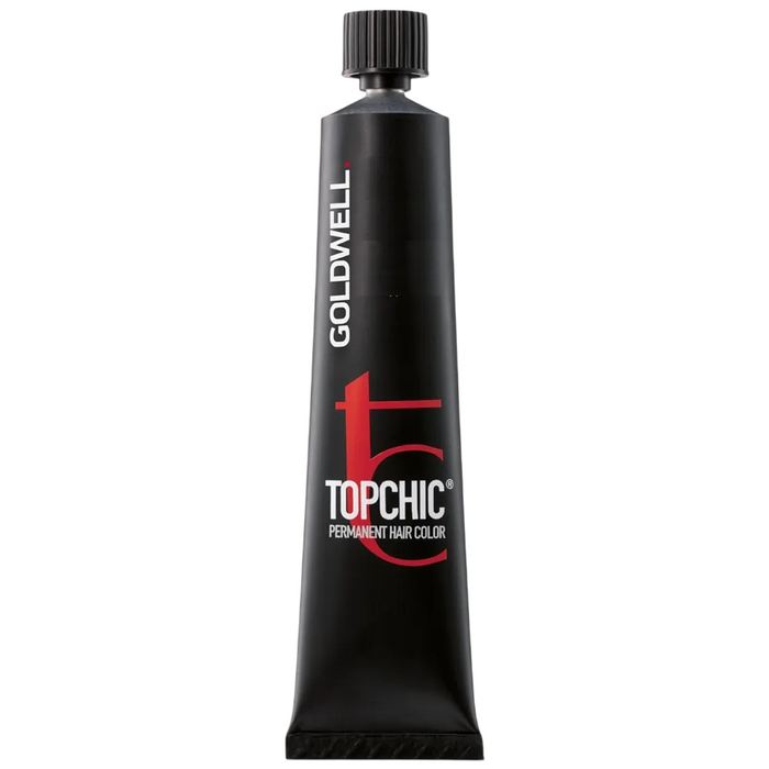 Vopsea permanentă de păr Goldwell TopChic, nuanța 5N@BK Light Brown Natural, 60 ml