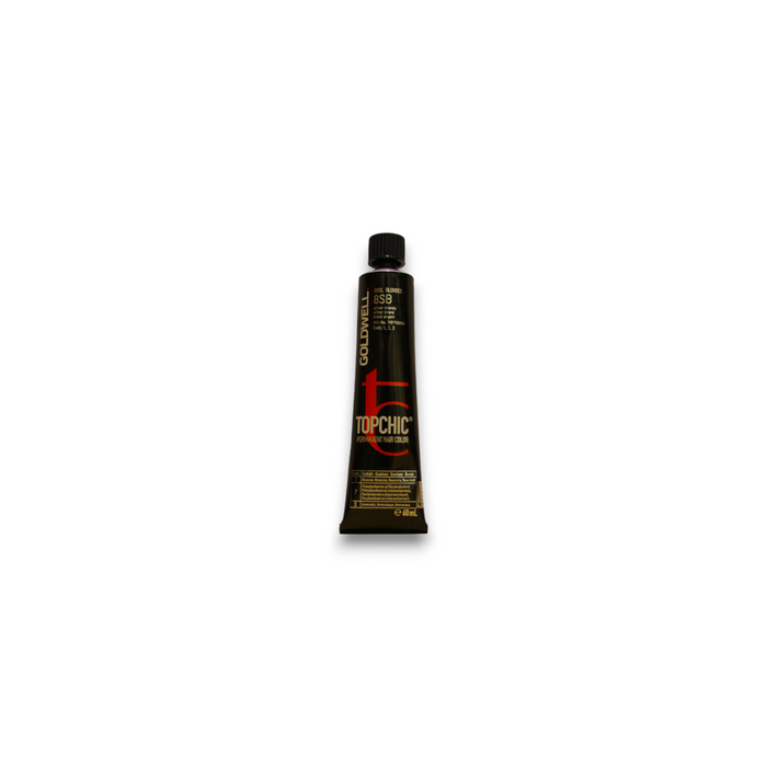 Vopsea permanentă de păr Goldwell TopChic, nuanța 8SB, 60 ml
