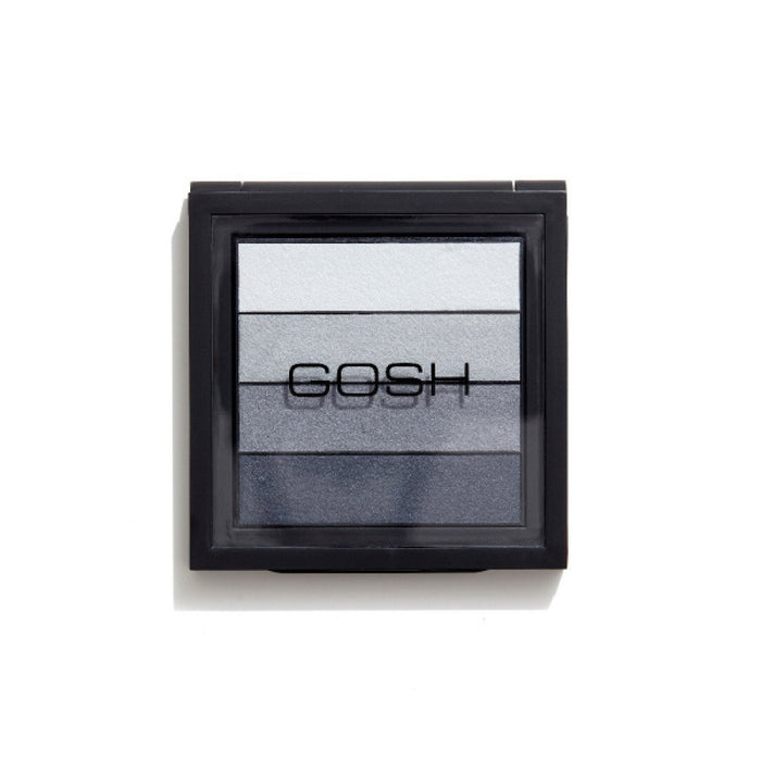 Paletă de farduri de pleoape Gosh, 4 nuanțe, albastru, 8 g, tester