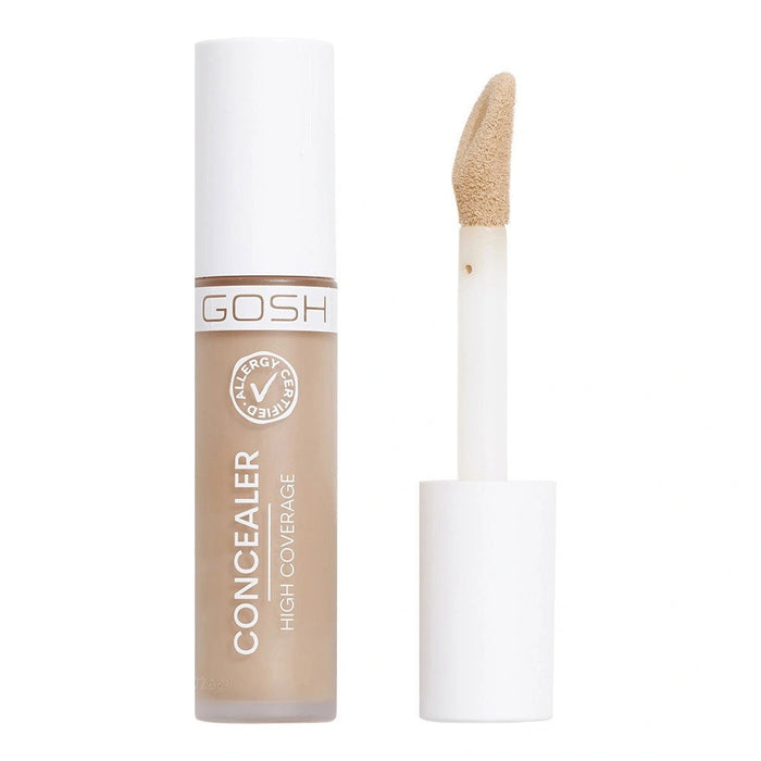 Corector lichid Gosh, acoperire mare, nuanța 004 Natural, 6 ml