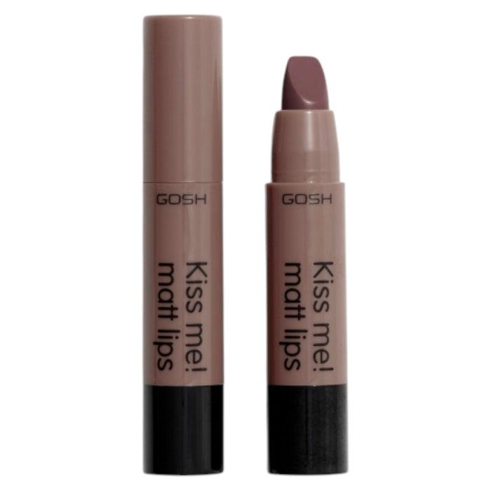 Ruj cremos Gosh Kiss Me!, mat, nuanța 010 Nude Kiss, 2 g, tester