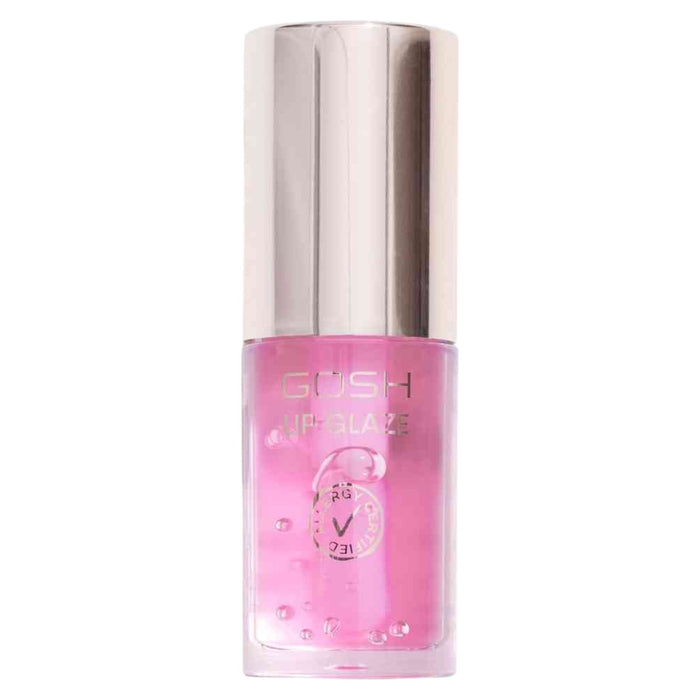Luciu de buze Gosh Lip Glaze, strălucire de lungă durată, nuanța 001 Roz șocant, 5,5 ml