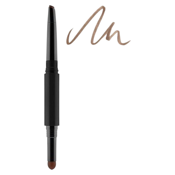 Creion cremă pentru sprâncene Gosh Long Lasting, dublu, nuanța 002 Maro, 0,5 g