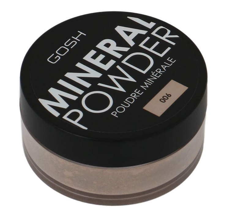 Pudră de fixare liberă Gosh Mineral, nuanța 006 Miere, 8 g