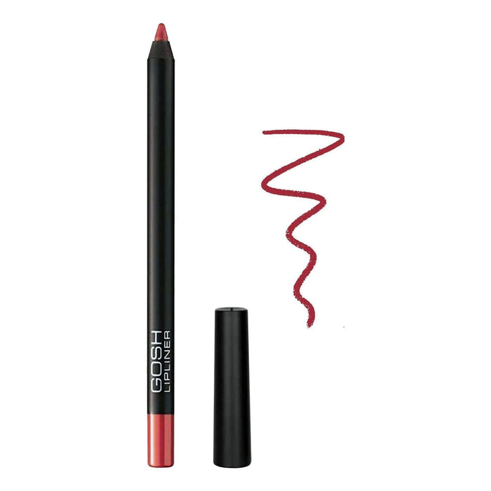 Creion de buze Gosh Velvet Touch, rezistent la apă, nuanța 004 Pur și Simplu Roșu, 1.2 g, tester