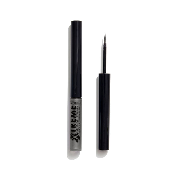 Tuș de ochi lichid Gosh Xtreme, rezistent la apă, nuanța 003 Metal de tun, 1.7 ml, tester