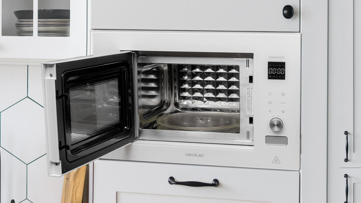 Cuptor cu microunde încorporabil Cecotec GrandHeat 2090 Built-In Touch White, 20 l, 1200 W, grill 1000 W, alb