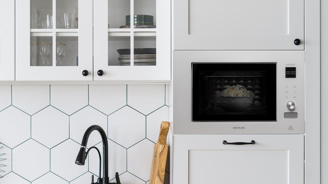 Cuptor cu microunde încorporabil Cecotec GrandHeat 2090 Built-In Touch White, 20 l, 1200 W, grill 1000 W, alb
