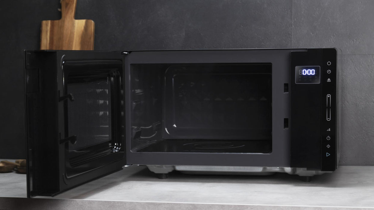 Cuptor cu microunde cu bază plată Cecotec GrandHeat 2300 Flatbed Touch Black, 23 l, 800 W, 5 trepte, negru