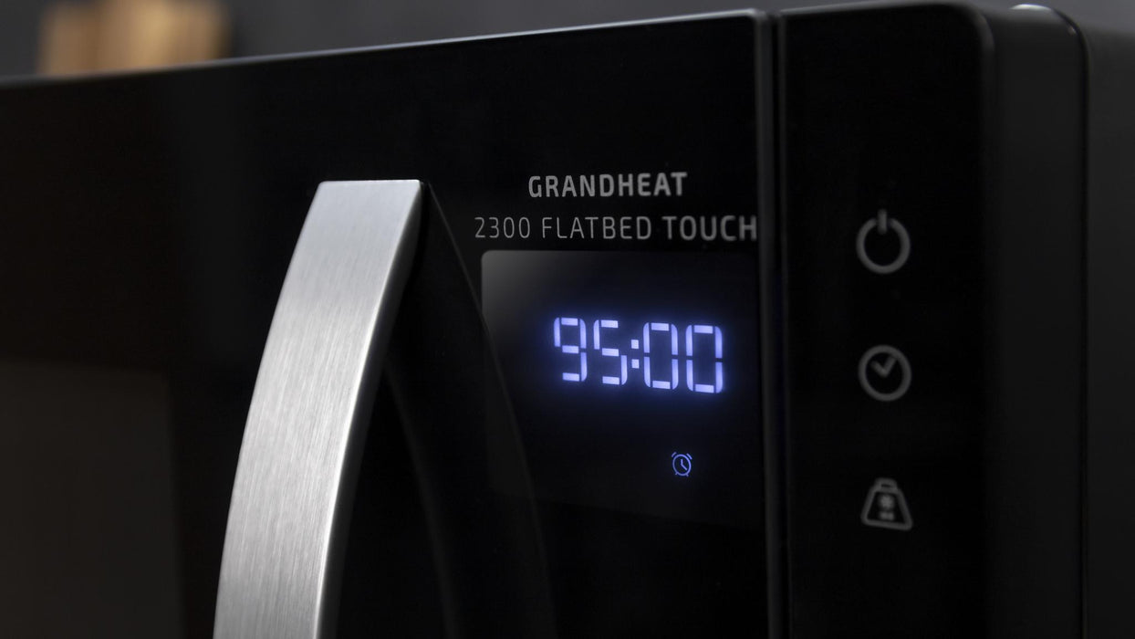 Cuptor cu microunde cu bază plată Cecotec GrandHeat 2300 Flatbed Touch Black, 23 l, 800 W, 5 trepte, negru