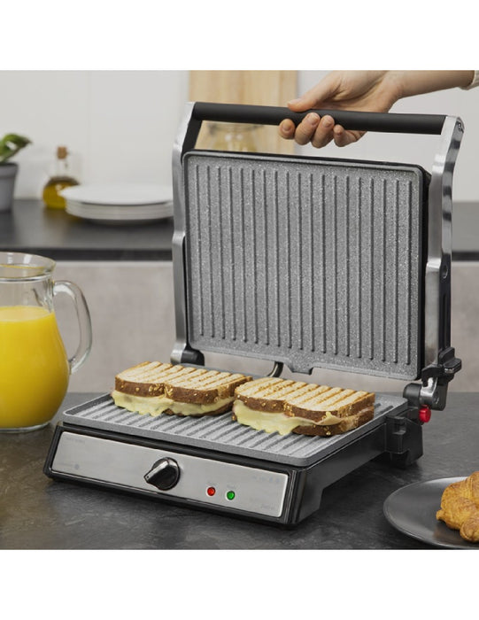 Resigilat: Grătar electric, Cecotec, Rock'Ngrill Multi 2400, 2400 W, deschidere 180 grade