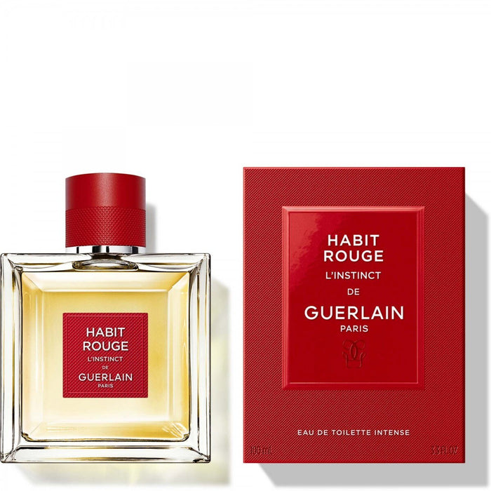 Apă de toaletă intensă Guerlain Habit Rouge L'Instinct, pentru bărbați, 100 ml