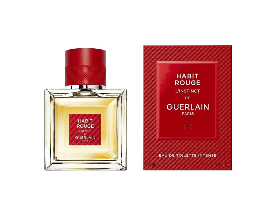 Apă de toaletă intensă Guerlain Habit Rouge L'Instinct, pentru bărbați, 50 ml