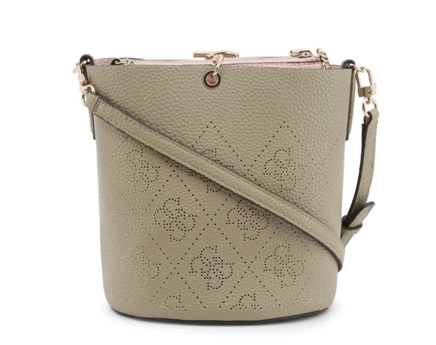 Geantă de umăr Guess Amara Top-Handle Bags, cu bretea lungă, taupe