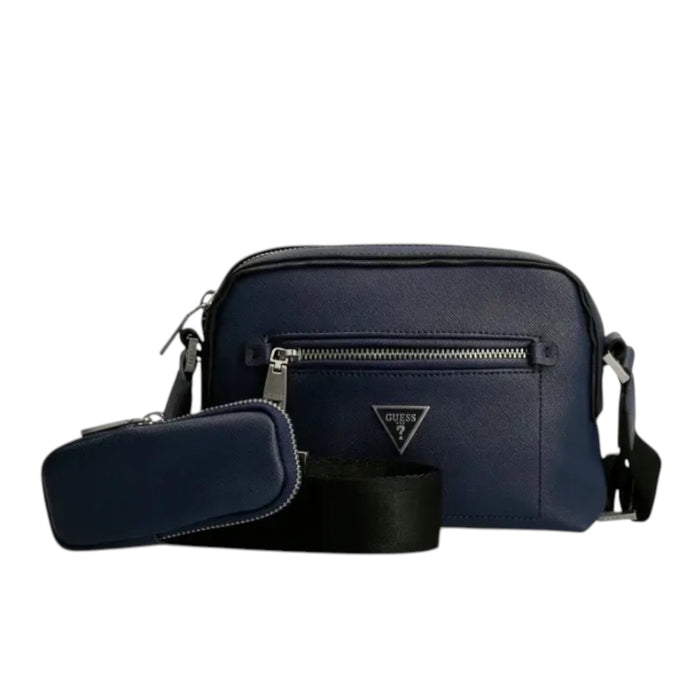 Geantă crossbody Guess Certosa, bleumarin
