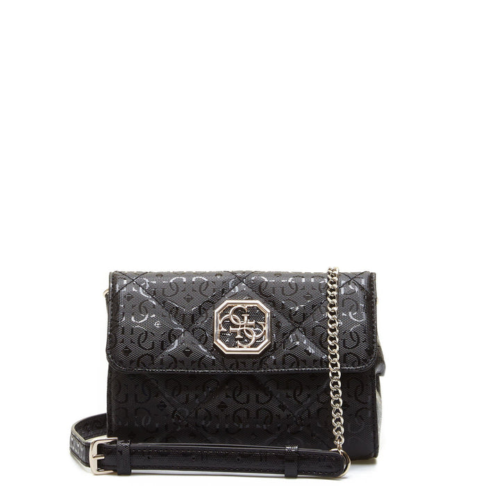 Geantă Guess Dilla Mini Convertible Xbody Tote, neagră
