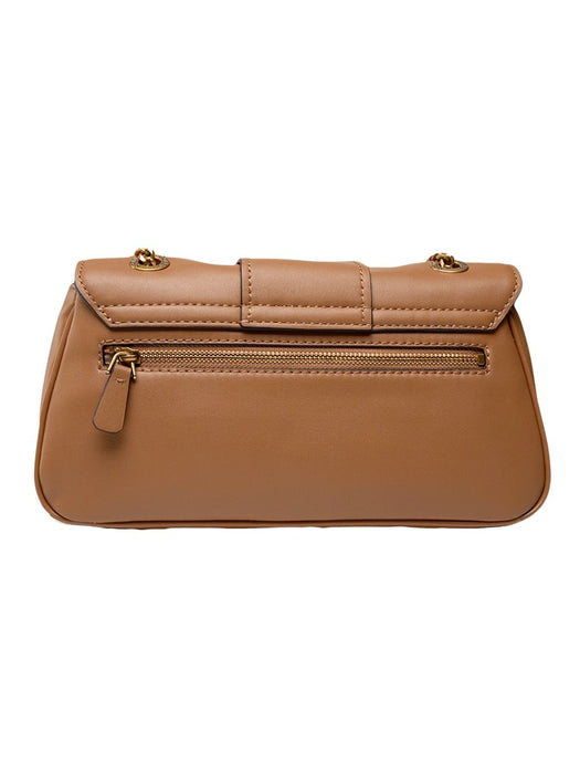 Geantă Guess Greta Crossbody Bags, cu lanț, maro