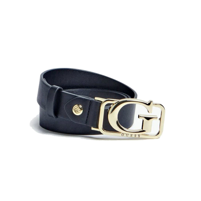Curea Guess Guess Belts, neagră, cu cataramă aurie