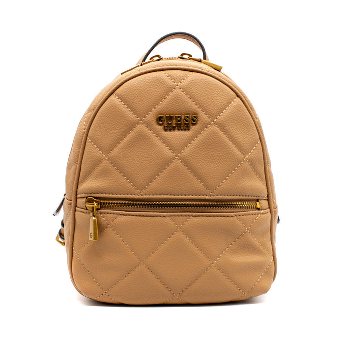 Rucsac Guess Abey, matlasat, bej