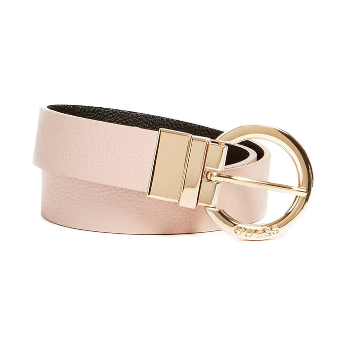 Curea Guess Naya Belts, cataramă rotundă aurie
