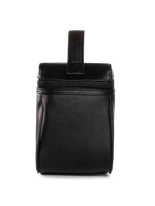 Geantă cosmetică Guess Nohea Accessories, neagră, cu mâner superior