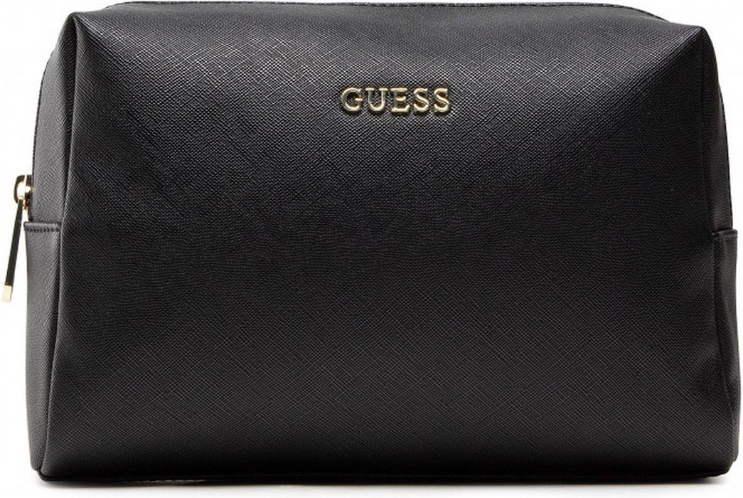 Portfard Guess Saffiano Vanilla, negru