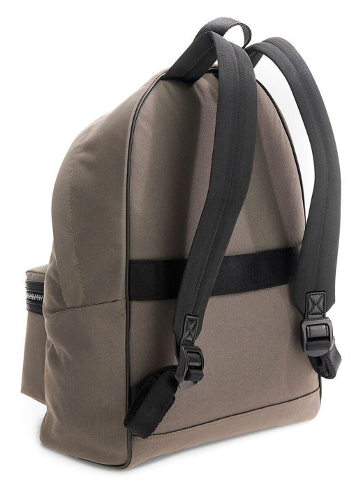 Rucsac Guess Vice Backpack, taupe, buzunar frontal cu fermoar