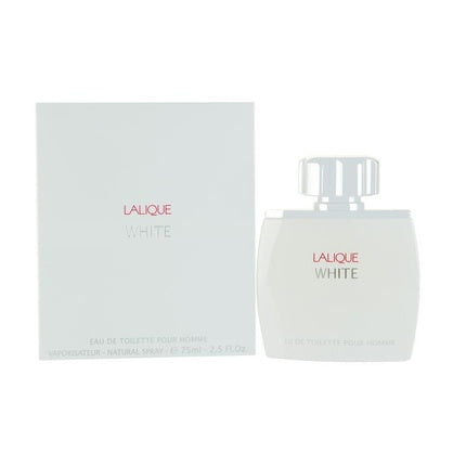 Lalique White M, Parfum pentru bărbați, 75ml, sticlă albă cu capac argintiu