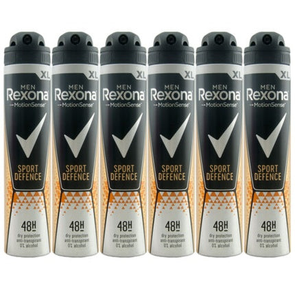 Deodorant Anti-perspirant Rexona Sport Defence 200ml, Pack de 6 bucăți