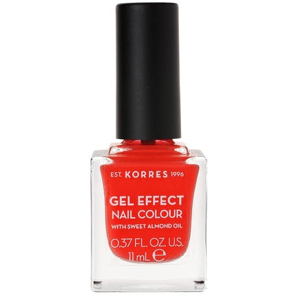 KORRES Nail Colour cu Efect Gel, Coral, 11ml